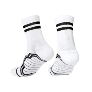 Performance Crew Socks - Moisture Wicking Control Comfort Fit Cushioned socks with Arch Compression 3-Pairs…