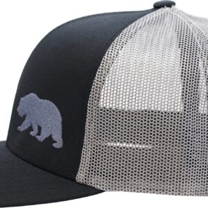 LINDO Trucker Hat - Critter Collection (Bear - Black/Graphite)