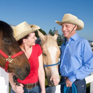 Unittype Western Cowboy Hats, Bandanas, and Party Accessories Set (Beige)