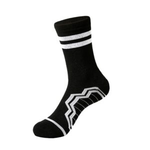 Performance Crew Socks - Moisture Wicking Control Comfort Fit Cushioned socks with Arch Compression 3-Pairs…