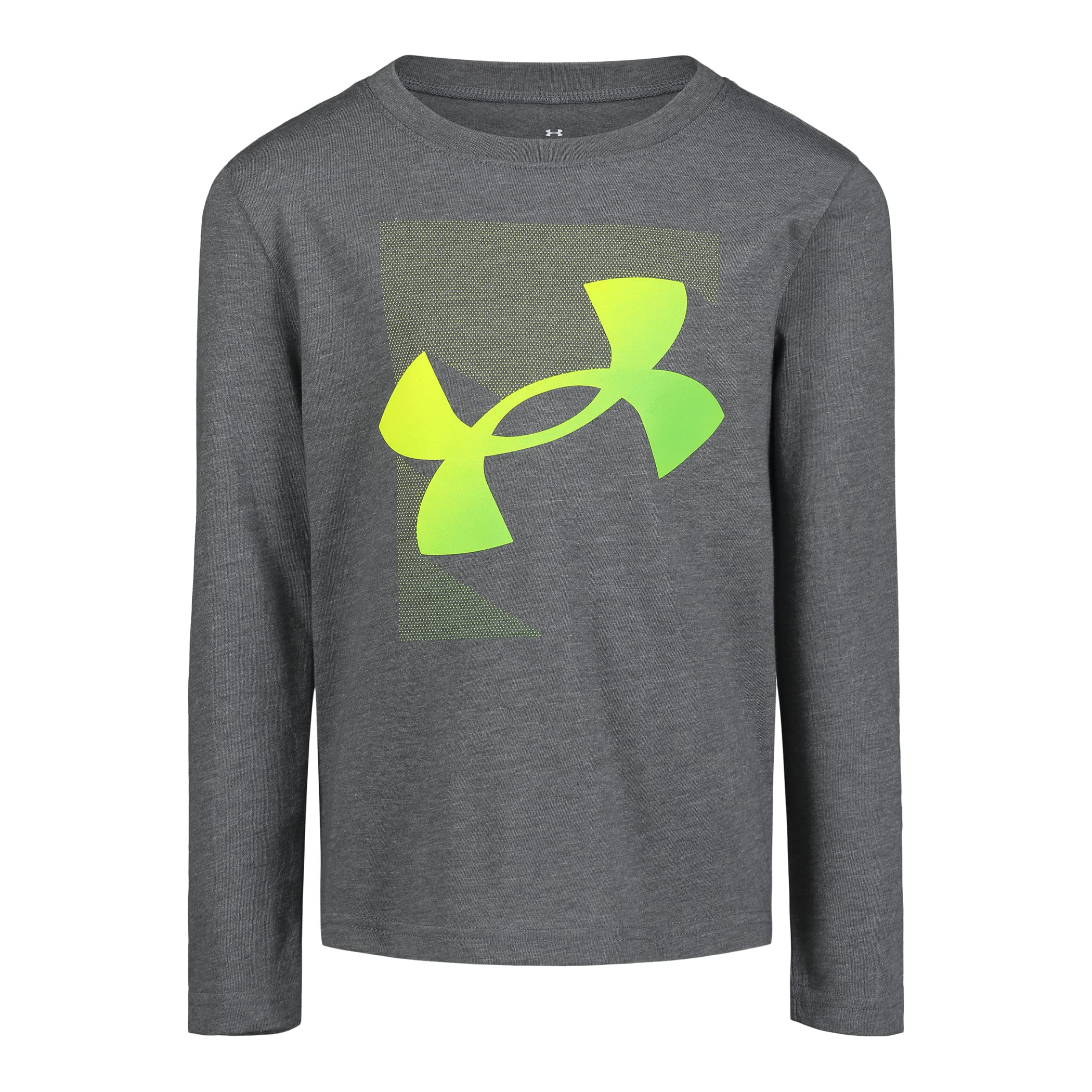 Under Armour UA Logo Poppin LS, Pitch Gray Ombre Logo, 5