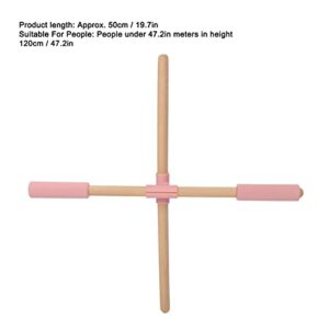 Yoga Sticks Posture Corrector, Yoga Stick Stretching for Posture, Multipurpose Posture Correction Wooden Sticks, Open Shoulders and Open Back, Under 1.2m/47.24''(19.7in)