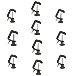 10 pack asmslit 6'' c-clamp truss 44lbs heavy duty for dj club stage lights