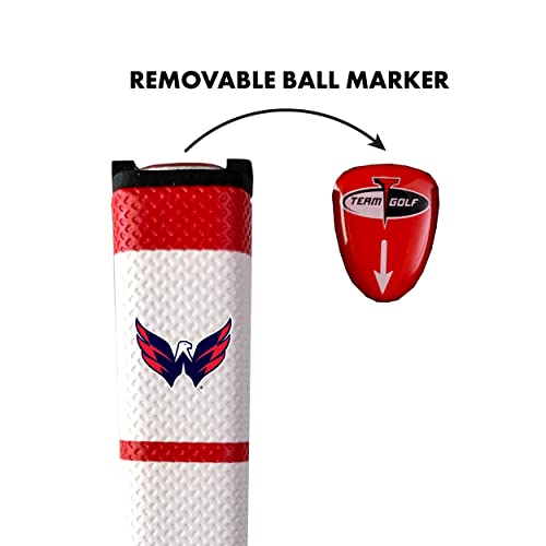 Team Golf NHL Washington Capitals Golf Putter Grip Team Golf NHL Golf Putter Grip (Multi Colored) with Removable Ball Marker, Durable Wide Grip & Easy to Control