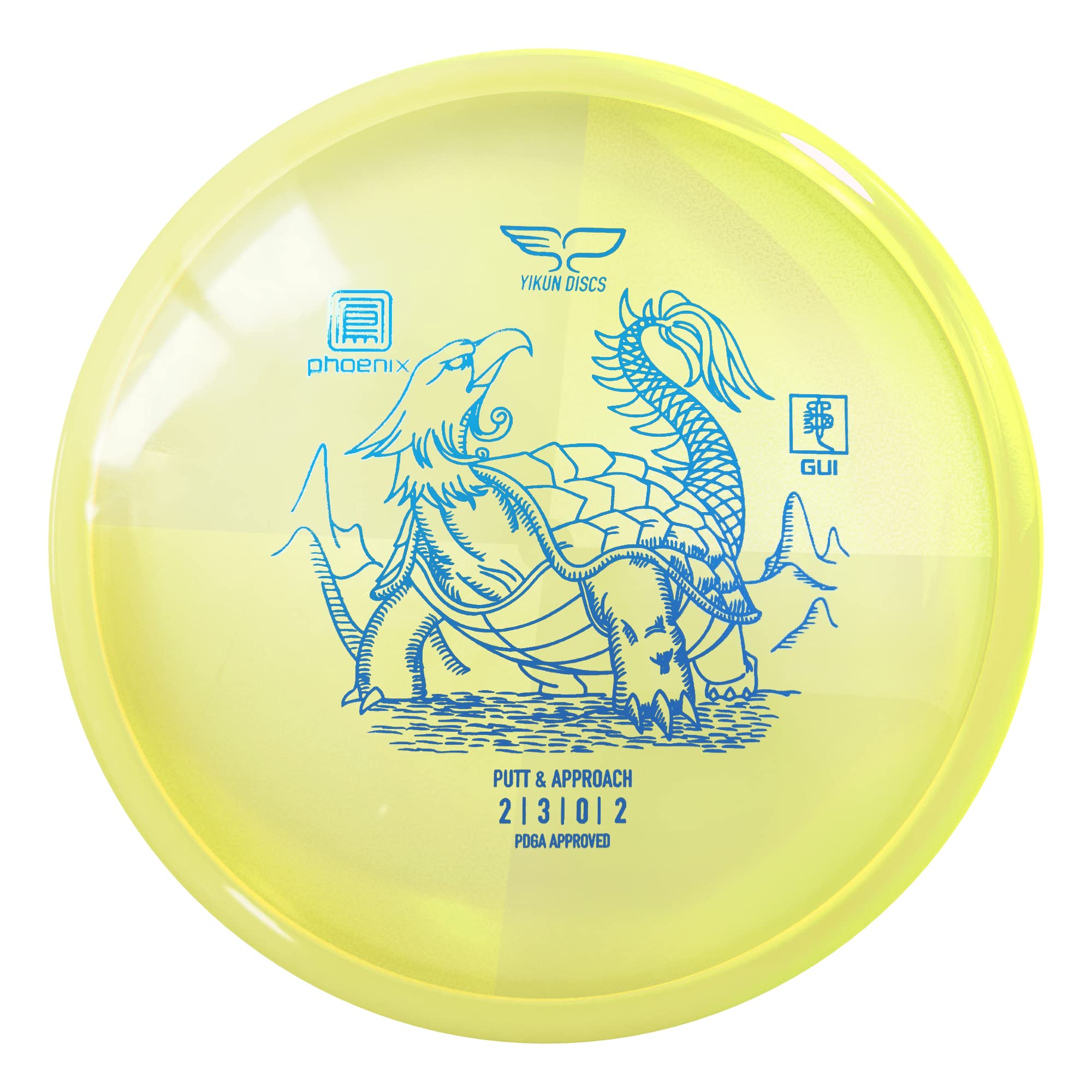 Yikun Disc Golf Putter Approach|Professional PDGA Approved Golf|Throwing Disk Golf Putter|170-175g| Stable Golf Discs Perfect for Outdoor Games and Competition