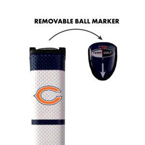 Team Golf NFL Chicago Bears Golf Putter Grip NFL Golf Putter Grip (Multi Colored) with Removable Ball Marker, Durable Wide Grip & Easy to Control