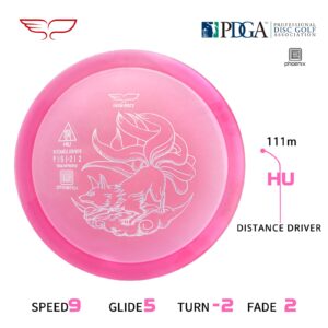 Yikun Disc Golf Driver|Professional PDGA Approved Discs Golf|Phoenix Line Distance Driver|170-175g | Fairway Golf Disc Perfect for Outdoor Games and Competition[Dics Shade Color May Vary]