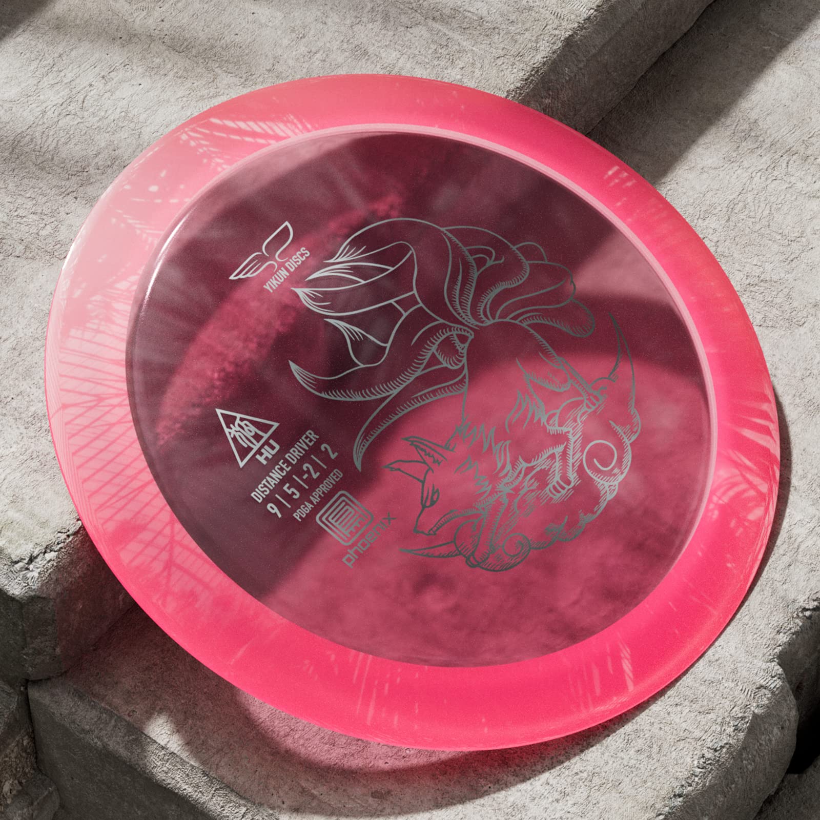 Yikun Disc Golf Driver|Professional PDGA Approved Discs Golf|Phoenix Line Distance Driver|170-175g | Fairway Golf Disc Perfect for Outdoor Games and Competition[Dics Shade Color May Vary]