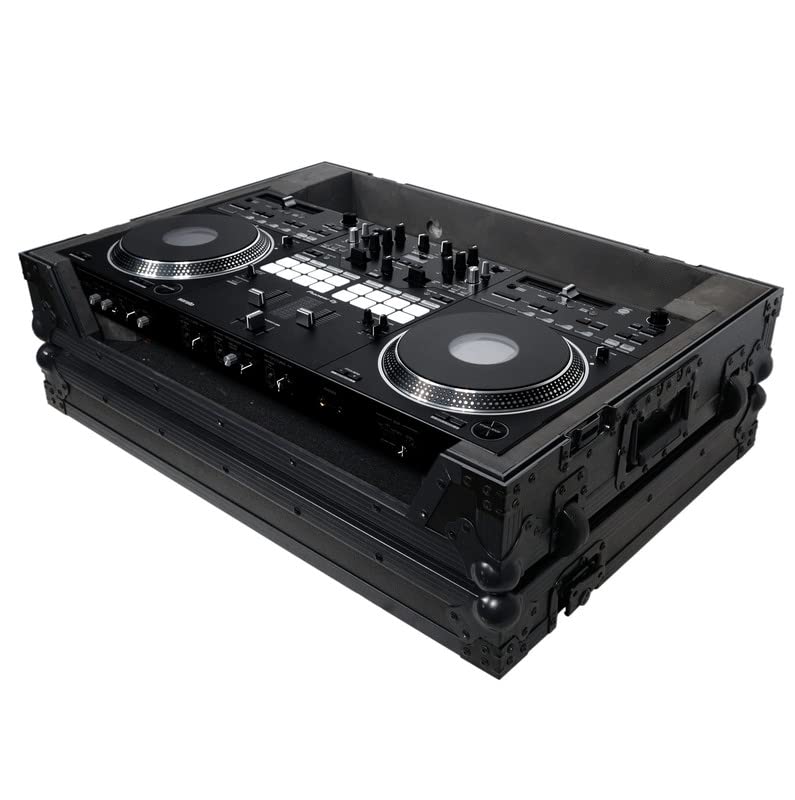 ProX ATA Style Flight Case for Pioneer DDJ-REV7 DJ Controller with Wheels - High-Density Protective Foam for Interior Support - Protective Finish on Laminated 3/8" Plywood - XS-DDJREV7 WBL