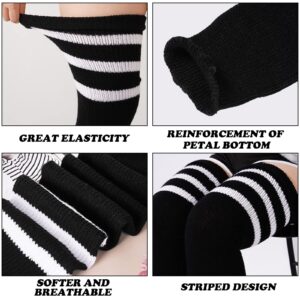 Plus Size Leg Warmers for Women, Long Leg Warmers Thigh High Leg Warmers Socks, Over Knee High Footless Socks Knit Leg Warmers