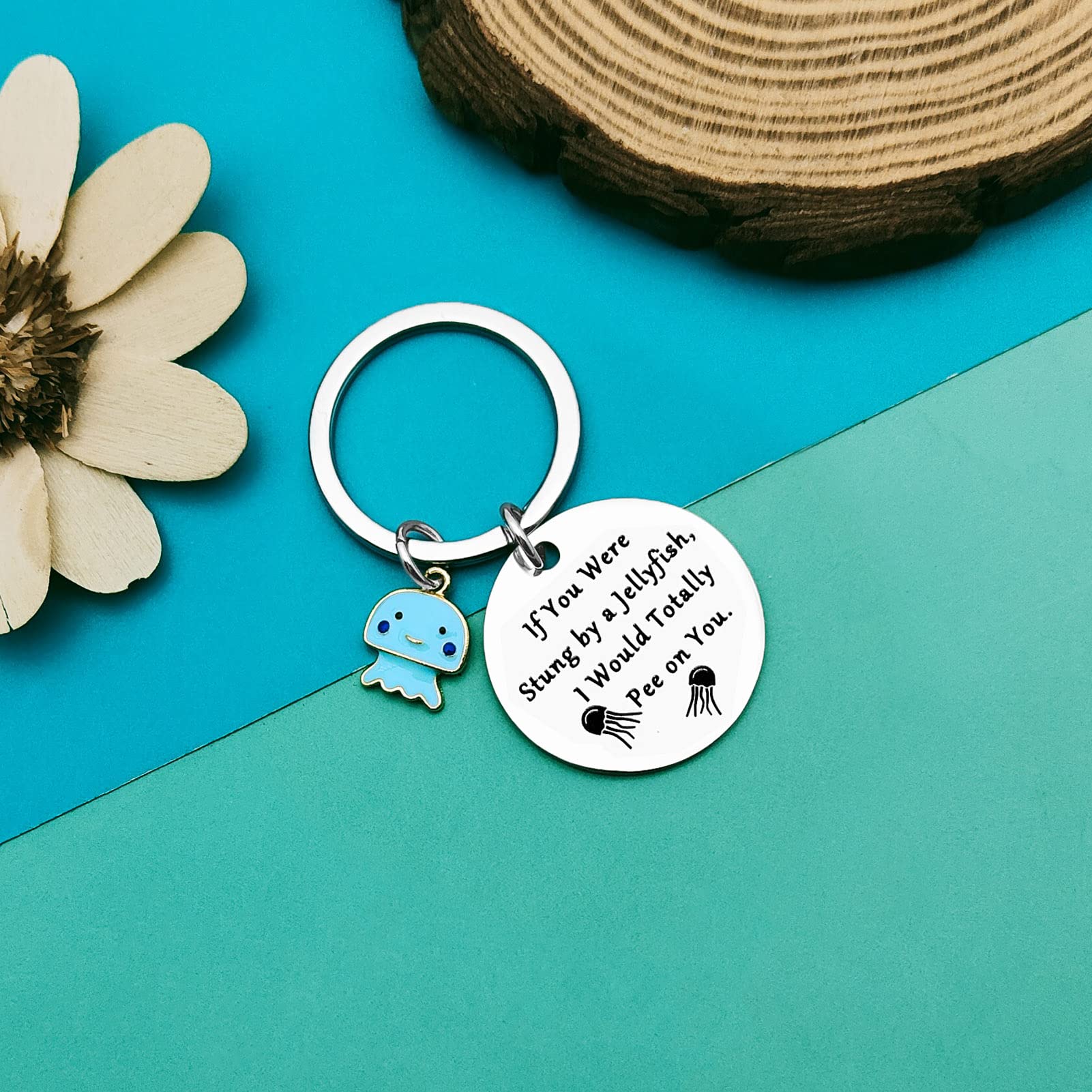 Funny Friendship Keychain Best Friends Jewelry Gifts for Women Men Funny Sister Gift from Sister Brother Stainless Steel Keyring Birthday Gift for Sister Friends Coworker Christmas Graduation Gifts