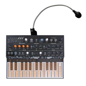 digital dj gear arturia microfreak hybrid analog/digital synthesizer with gooseneck mic