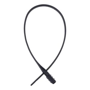 oxford products, black, one size lk150 combo multi-use security tie & bike combination cycle/cafe/buggy/ski/helmet lock