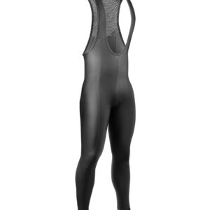 AERO|TECH|DESIGNS | Men's USA Classic Unpadded Thermal Fleece Bib-Tights | Black | Tall Fit | Large