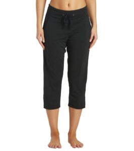 marika women's standard mona capri pant, black, medium