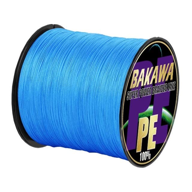 Fishing Lines 4 Braided Fishing Line 300M 100M PE Multifilament Carp Sea Saltwater Floating Wire Accessories Fishing Tool (Color : Blue, Size : X4 100M 10LB 0.4)