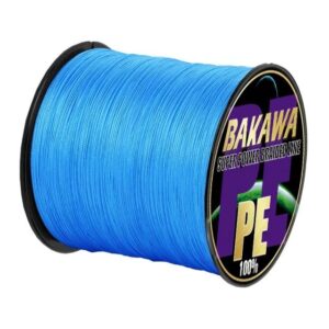 Fishing Lines 4 Braided Fishing Line 300M 100M PE Multifilament Carp Sea Saltwater Floating Wire Accessories Fishing Tool (Color : Blue, Size : X4 100M 20LB 2.0)