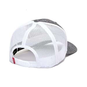 Kimes Ranch Caps The Cutter Trucker Horns Logo Patch Mesh-Back Ball/Grey Heather