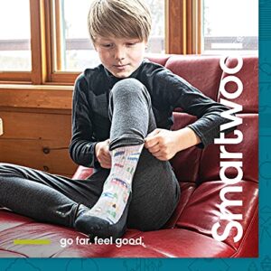 Smartwool Kids' Wintersport Ski Day Full Cushion Merino Wool Over The Calf Socks, Deep Navy, Large