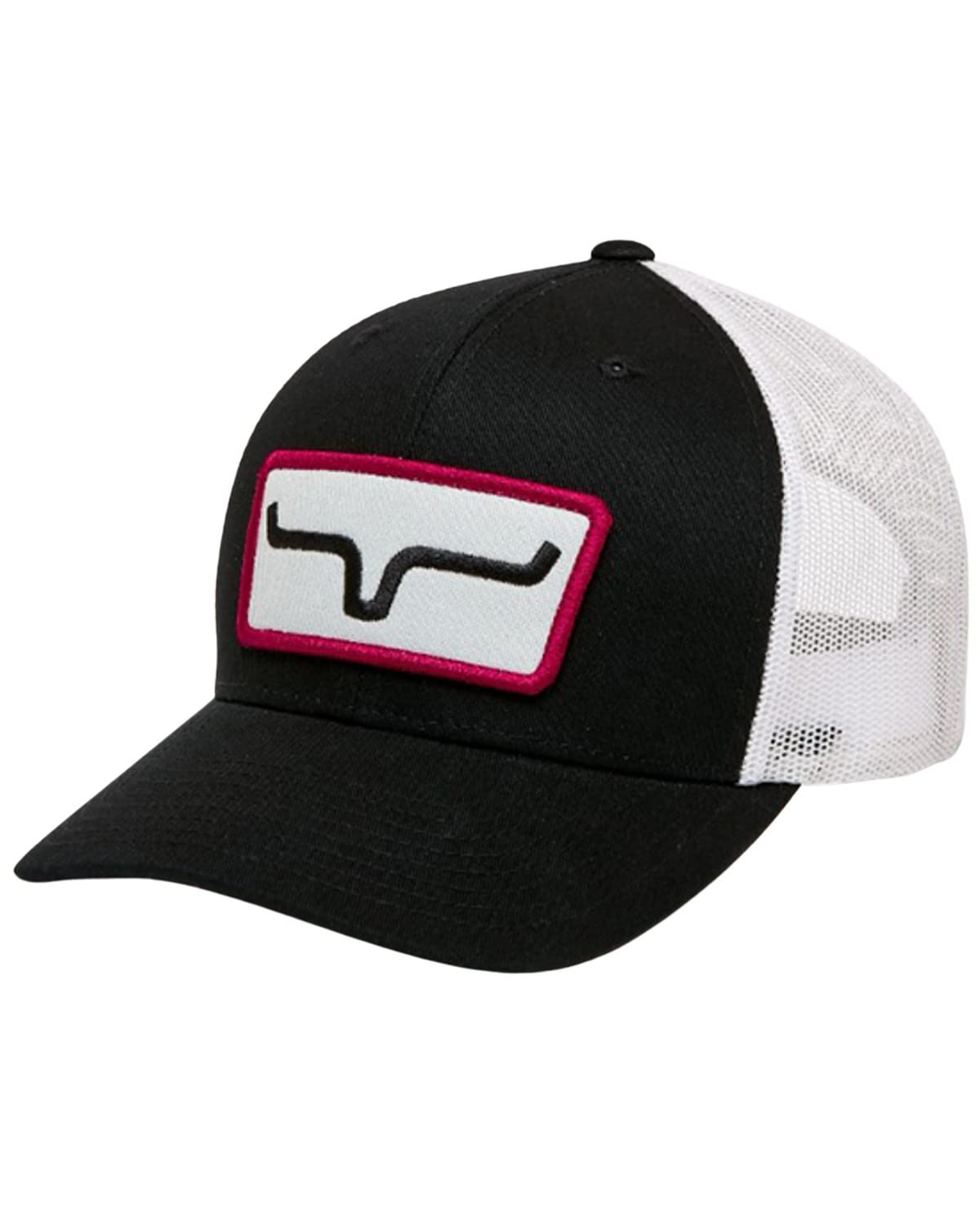 Kimes Ranch Caps The Cutter Trucker Horns Logo Patch Mesh-Back Ball/Black