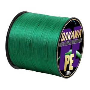 Fishing Lines 4 Braided Fishing Line 300M 100M PE Multifilament Carp Sea Saltwater Floating Wire Accessories Fishing Tool (Color : Green, Size : X4 300M 40LB 4.0)