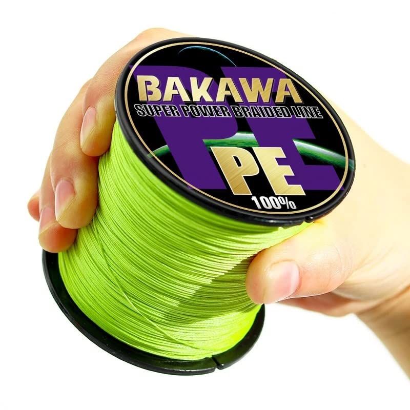 Fishing Lines 4 Braided Fishing Line 300M 100M PE Multifilament Carp Sea Saltwater Floating Wire Accessories Fishing Tool (Color : Green, Size : X4 300M 10LB 0.4)