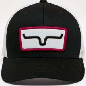 Kimes Ranch Caps The Cutter Trucker Horns Logo Patch Mesh-Back Ball/Black