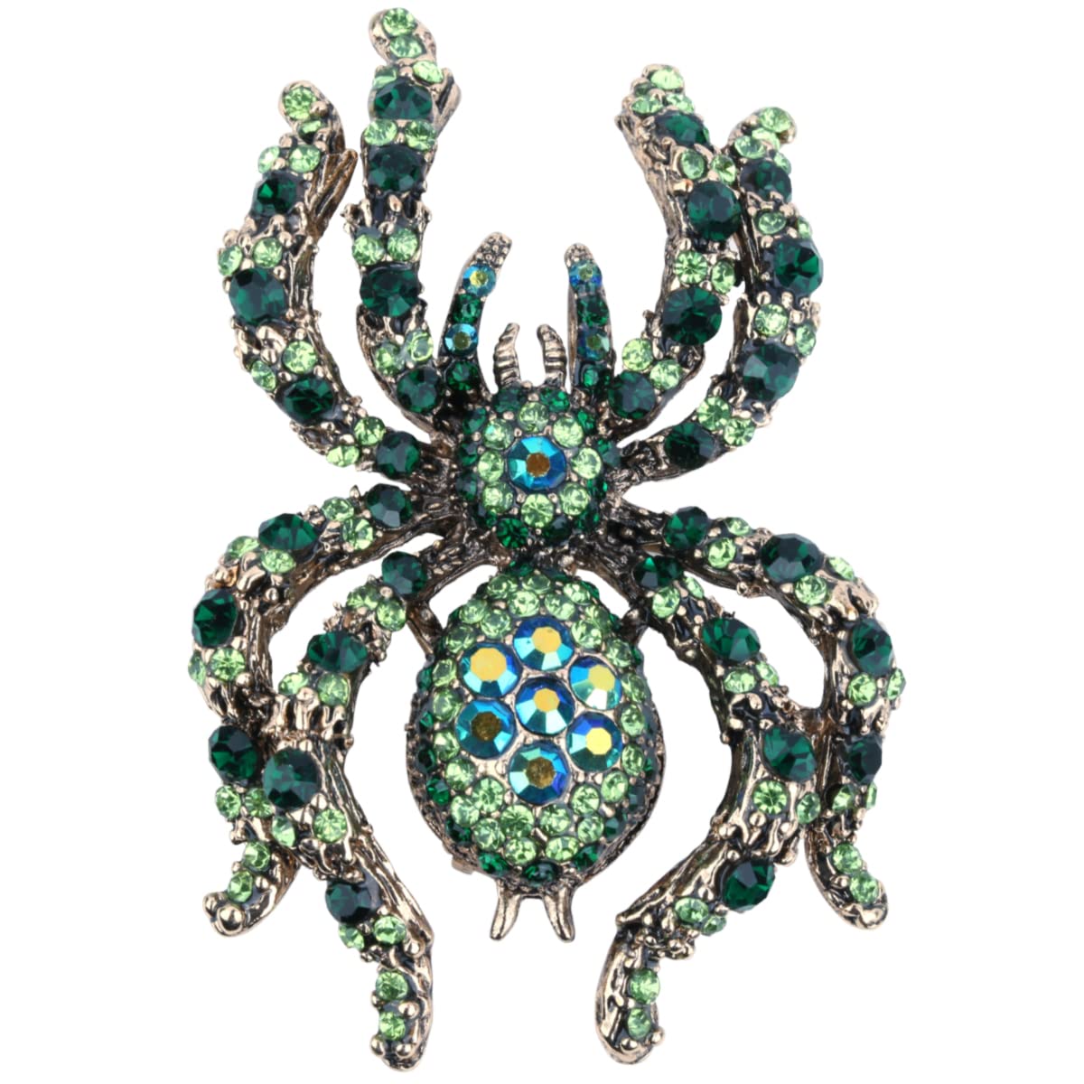 YACQ Halloween Spider Rings for Women, Stretch Rings Fit Finger 6 to 9, Halloween Rings for Women, Silk Scarf Holders