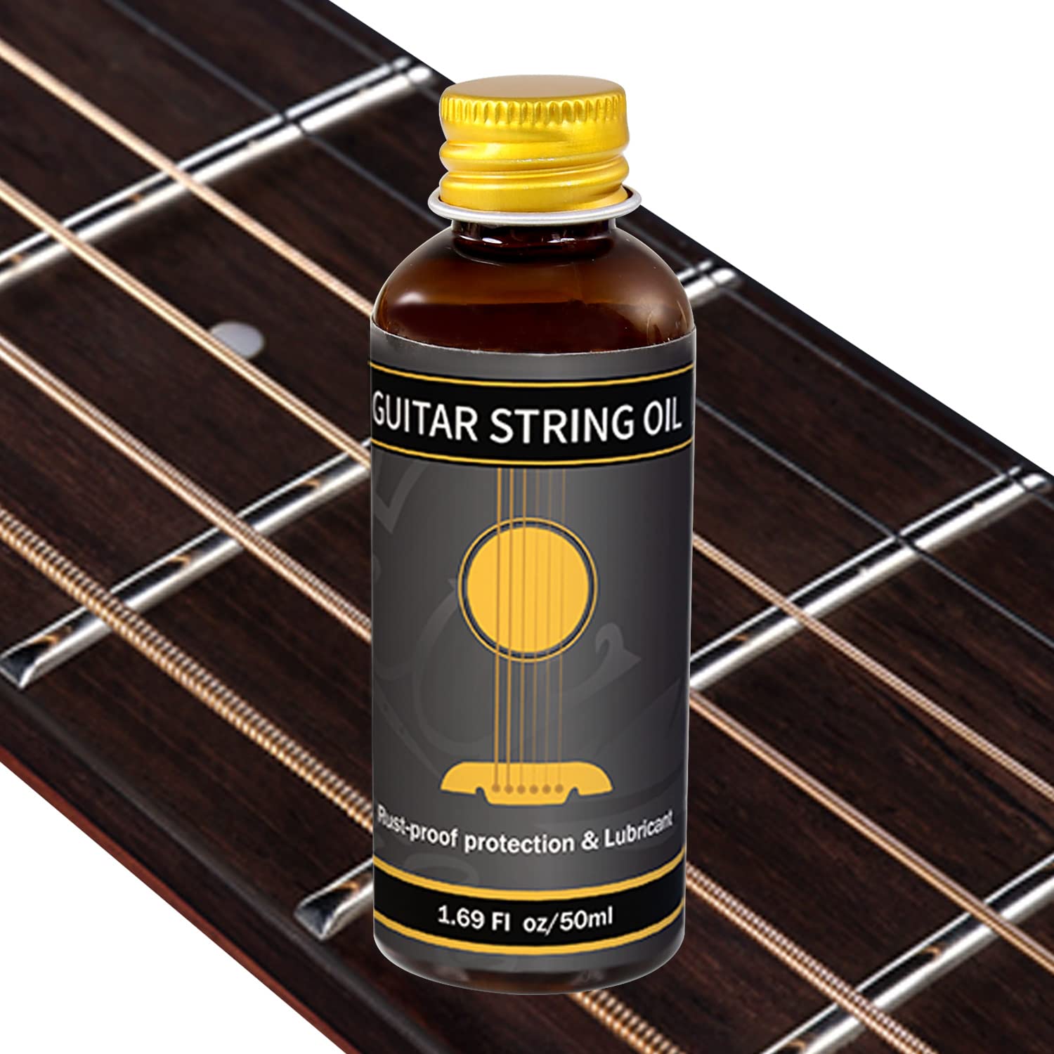 50ml String Oil, Guitar String Care/Cleaning/Polishing Accessories, Lubricant for Guitar, Ukulele