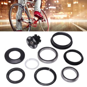 BuyWeek Bike Headset Bearings, Aluminum Alloy Bicycle Headset Top Caps Bearings Bicycle Accessories for Mountain Road Bike