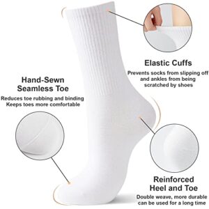 J-BOX Above Ankle Crew Socks For Womens, Thin Soft Comfort Breathable Dress Socks for Business, Casual, Cotton