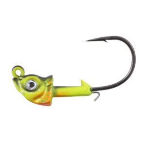 Northland Fishing Tackle Elite Series Mimic Swim Jig Head for Bass, Trout, and Walleye Fishing, Perch, 1/4 Oz 3/0 Hook