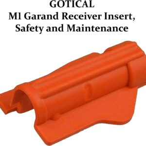 GOTICAL Combo of 5 Items - M1 Garand Receiver Insert, Cleaning Kit, Gun Cleaning Patches, Cotton Swabs, & Wrench, Safety and Maintenance, Durable Material