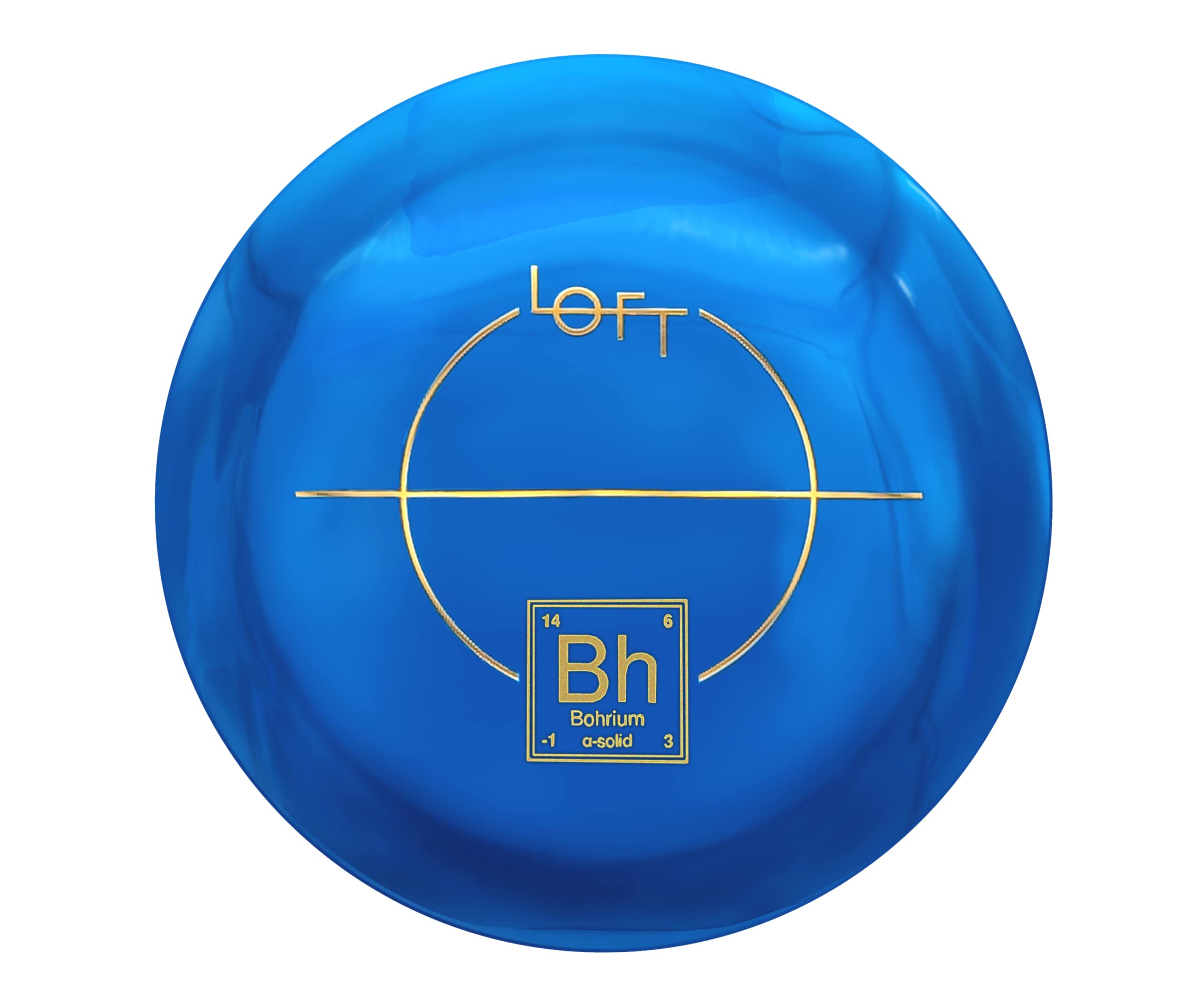 LOFT Discs Bohrium | Maximum Distance Disc Golf Driver | 170-174g | Unique Rounded Rim | Understable Distance Driver | Glidey & Fast Flight | Colors May Vary (Alpha Plastic)