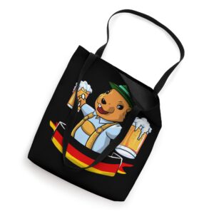 Funny Groundhog Germany Flag Tote Bag