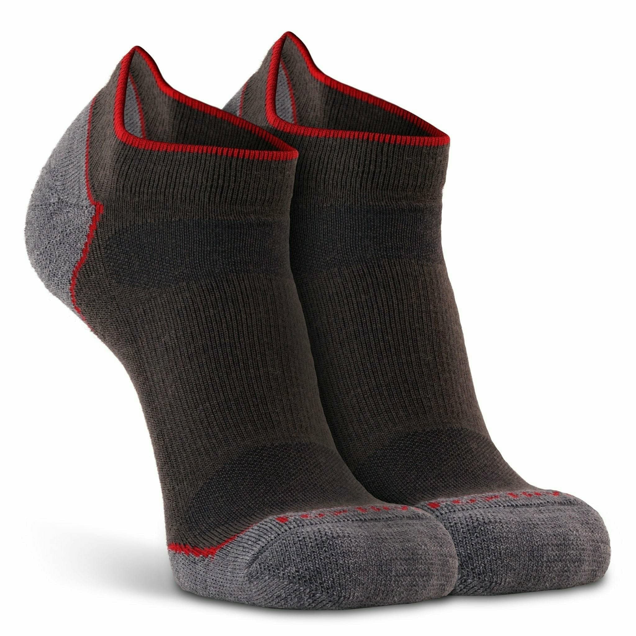 Fox River Men's Basecamp 2.0 Lightweight Ankle Socks, Charcoal, Medium