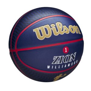 WILSON NBA Player Icon Outdoor Basketball - Zion Williamson, Size 7-29.5"