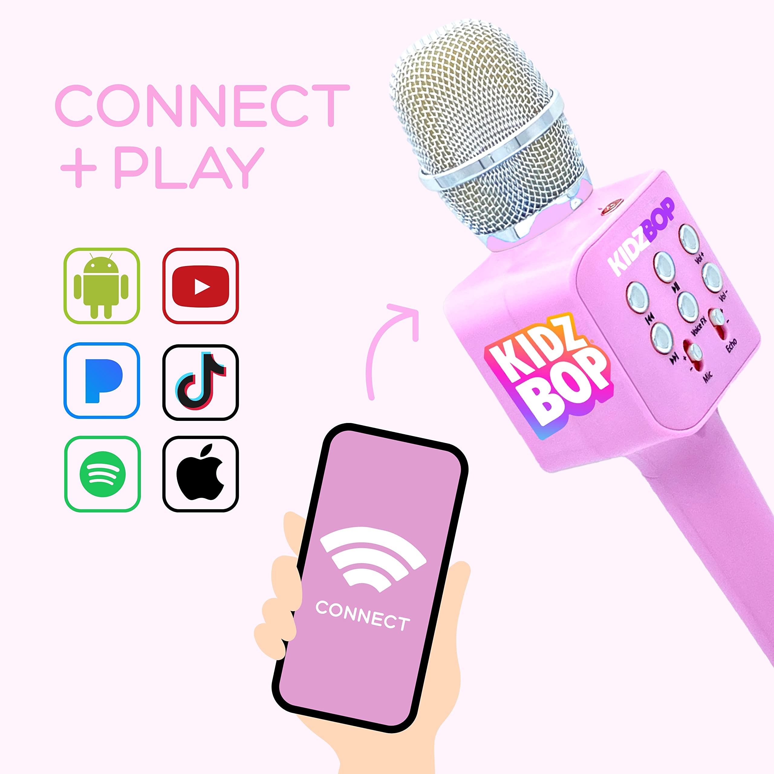 Bundle - Kidz Bop Wired Headphones and Bluetooth Microphone