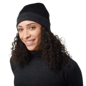 Smartwool Thermal Merino Wool Stash Beanie for Men and Women, Charcoal Heather, One Size