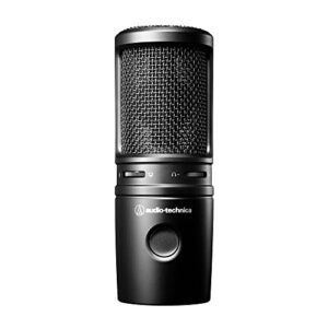 Audio-Technica AT2020USB-X Cardioid Condenser USB Microphone, Black