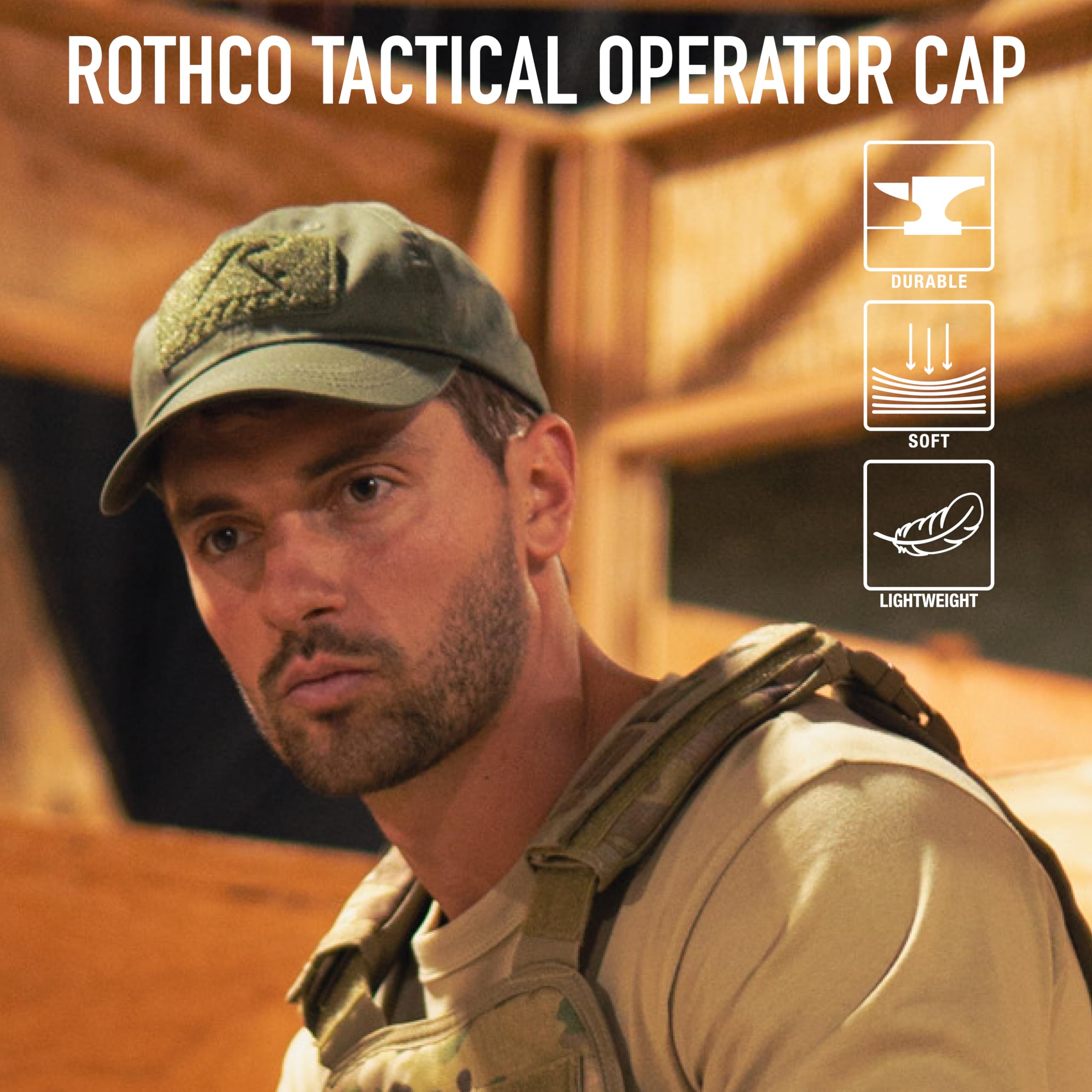 Rothco 21946 Tactical Operator Cap Color : Tiger Stripe Camo