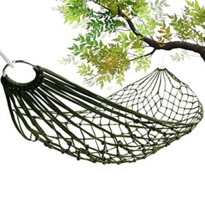 mesh rope hammocks for outside - sleeping hammock nylon camping hammock large weight limit swing mesh hammock large hammocks for outside nylon hammocks 8ft hammock 8 foot hammock sleeping hammock tree