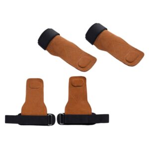 1 Pair Palm Protector Up Bar Hand Grips Gymnastics Gloves Workout Grips Palm Grips Gymnastics Hand Grips Weightlifting Palm Guard Weight Lifting Gloves Strap Cross Handle Man Sbr