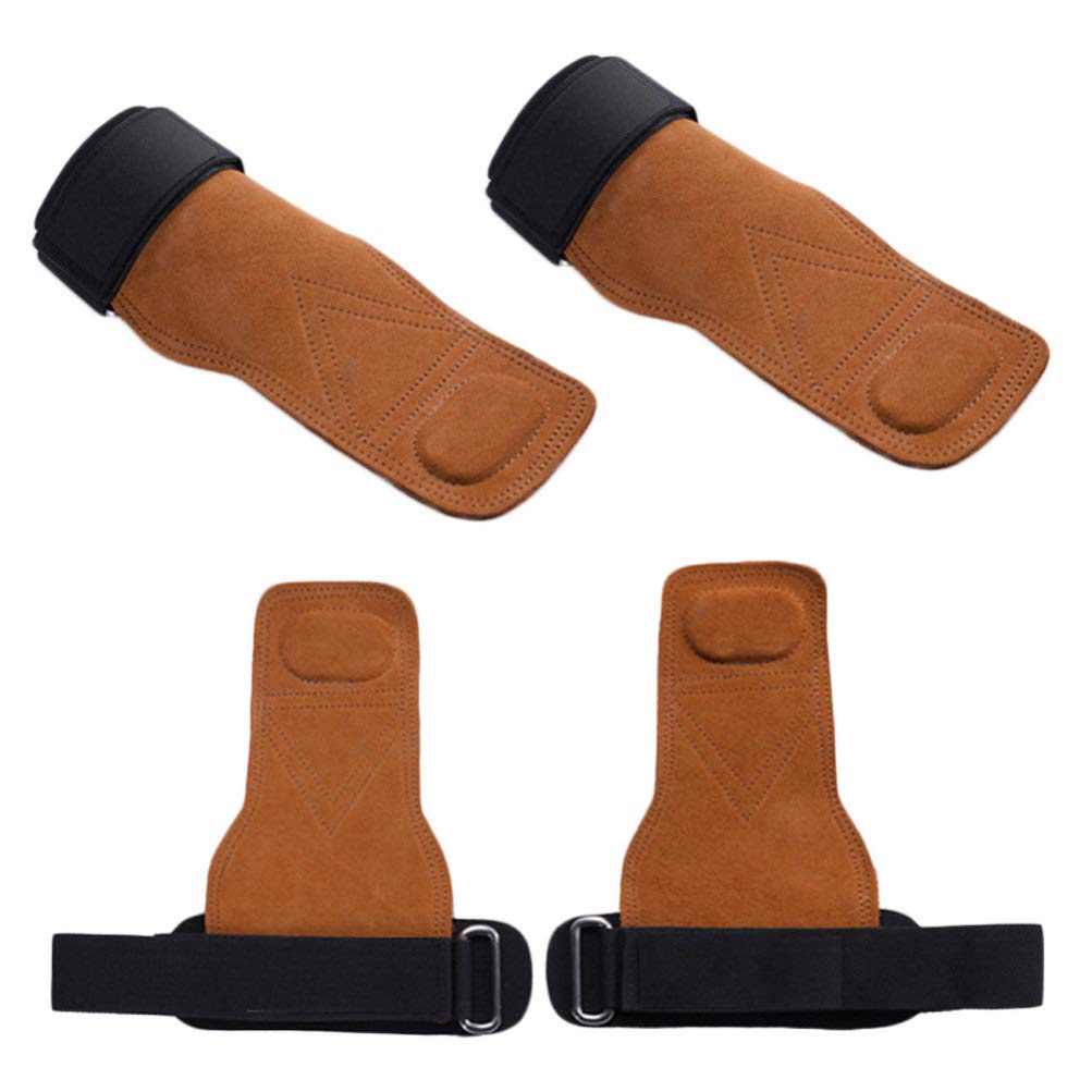 1 Pair Palm Protector Up Bar Hand Grips Gymnastics Gloves Workout Grips Palm Grips Gymnastics Hand Grips Weightlifting Palm Guard Weight Lifting Gloves Strap Cross Handle Man Sbr