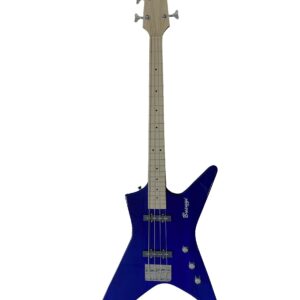 4 String Bass Short Scale Bolt On Blue