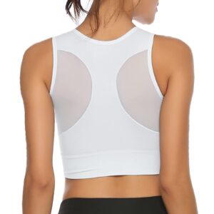 Sports Bras for Teens High Support Bra Sports Women's Bra Wireless In Built Bra Racerback Crop Sports Yoga High Bra