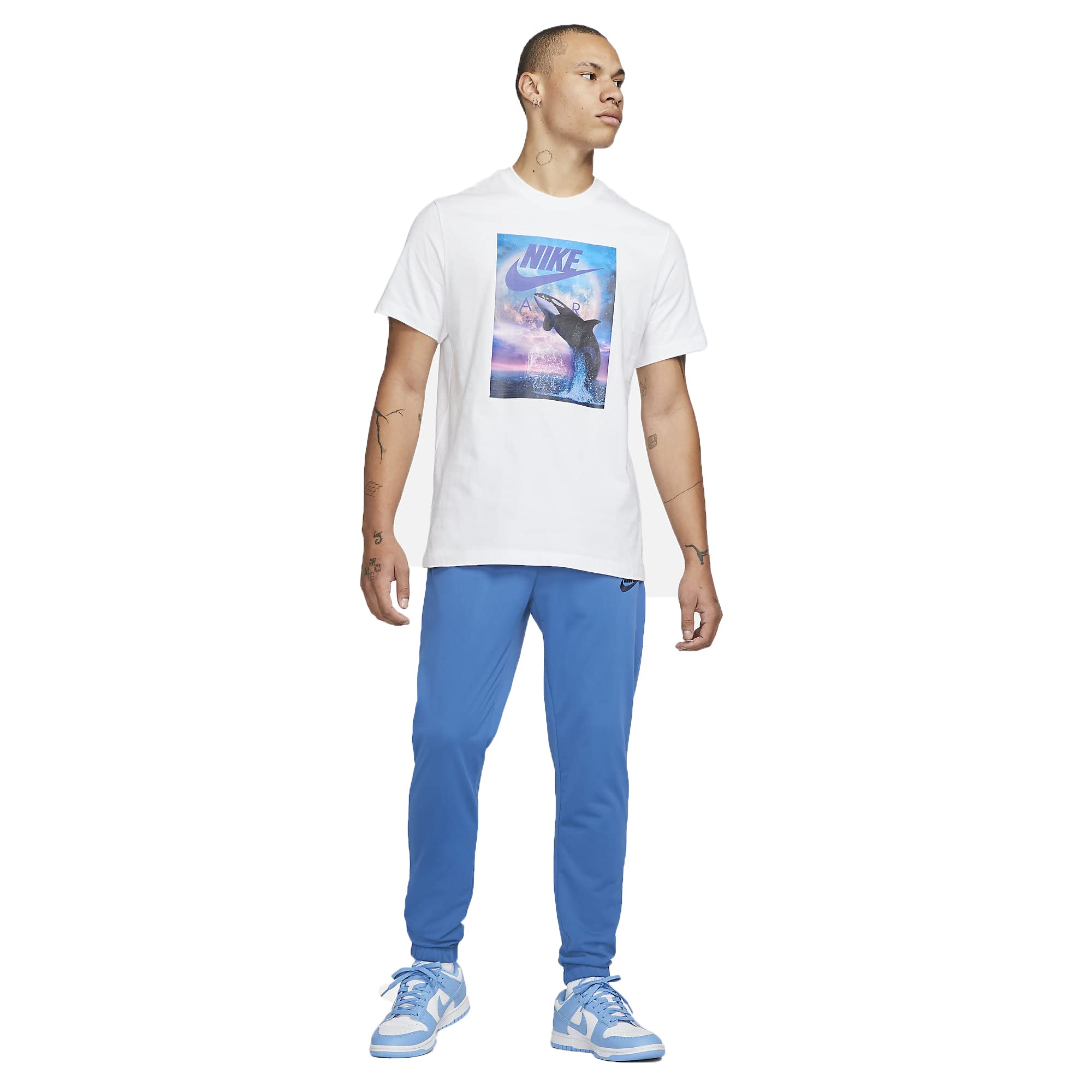 Nike Men's White Sportswear Air Orca T-Shirt - M