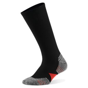 WANDER 3 Pairs Men's Athletic Run Cushion Over-the-Calf Tube Socks