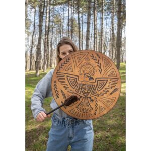 25cm Shaman Bird Drum Xmas Gift (25cm Shaman Bird Drum)