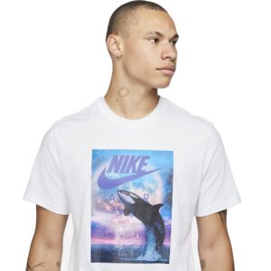 Nike Men's White Sportswear Air Orca T-Shirt - M